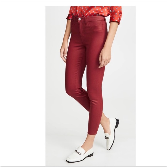 L’Agence Margot High Rise Coated Skinny Jeans - Picture 2 of 12